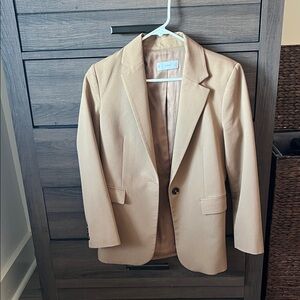 Mango Classic Beige/Chestnut Blazer